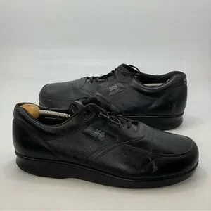 SAS Bout Time Mens Size 11.5M Black Leather Shoes Orthopedic Tripad Comfort SAS Bout Time Loafer Orthopedic Diabetic Leather Shoes Mens  main image 4